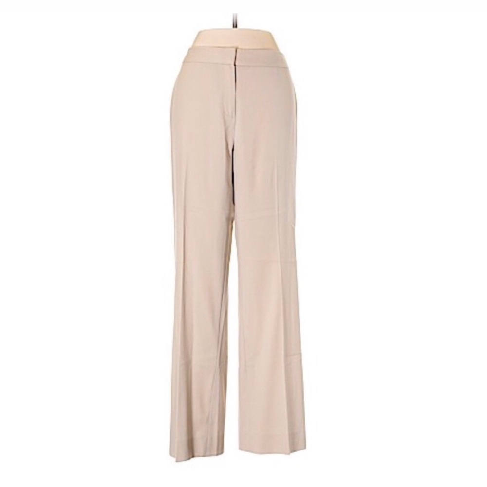 Lafayette 148 New York Tan Wool Menswear Pants - Picture 1 of 4